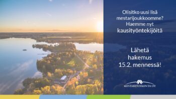 Ulko- ja viheralueiden kausityöntekijähaku on käynnissä